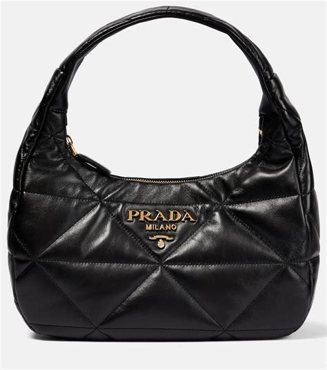 prada quilted shoulder bag